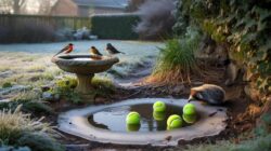 A small gesture that changes everything : why tennis balls in your garden can save birds and hedgehogs this winter